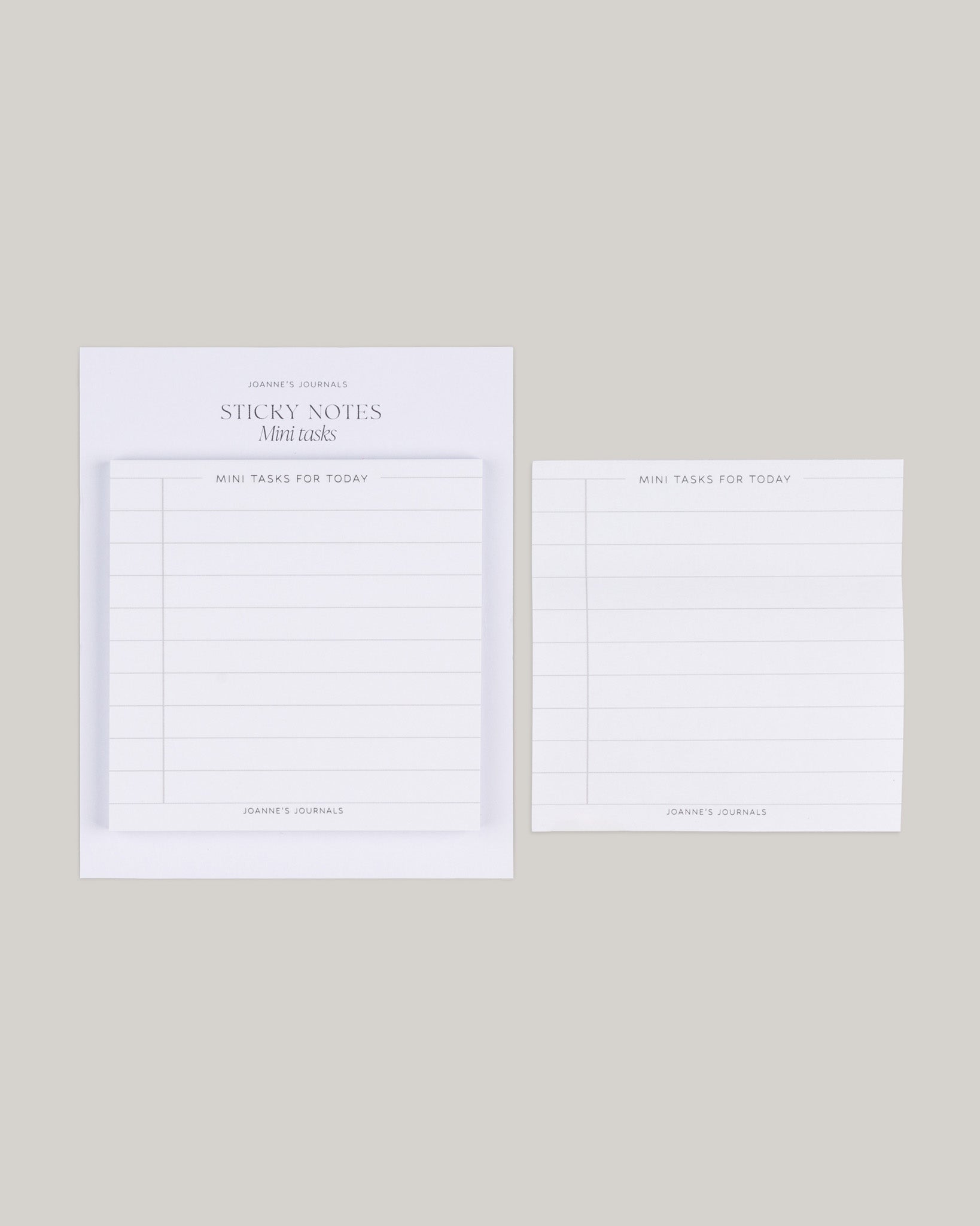 Sticky Notes- Mini Tasks