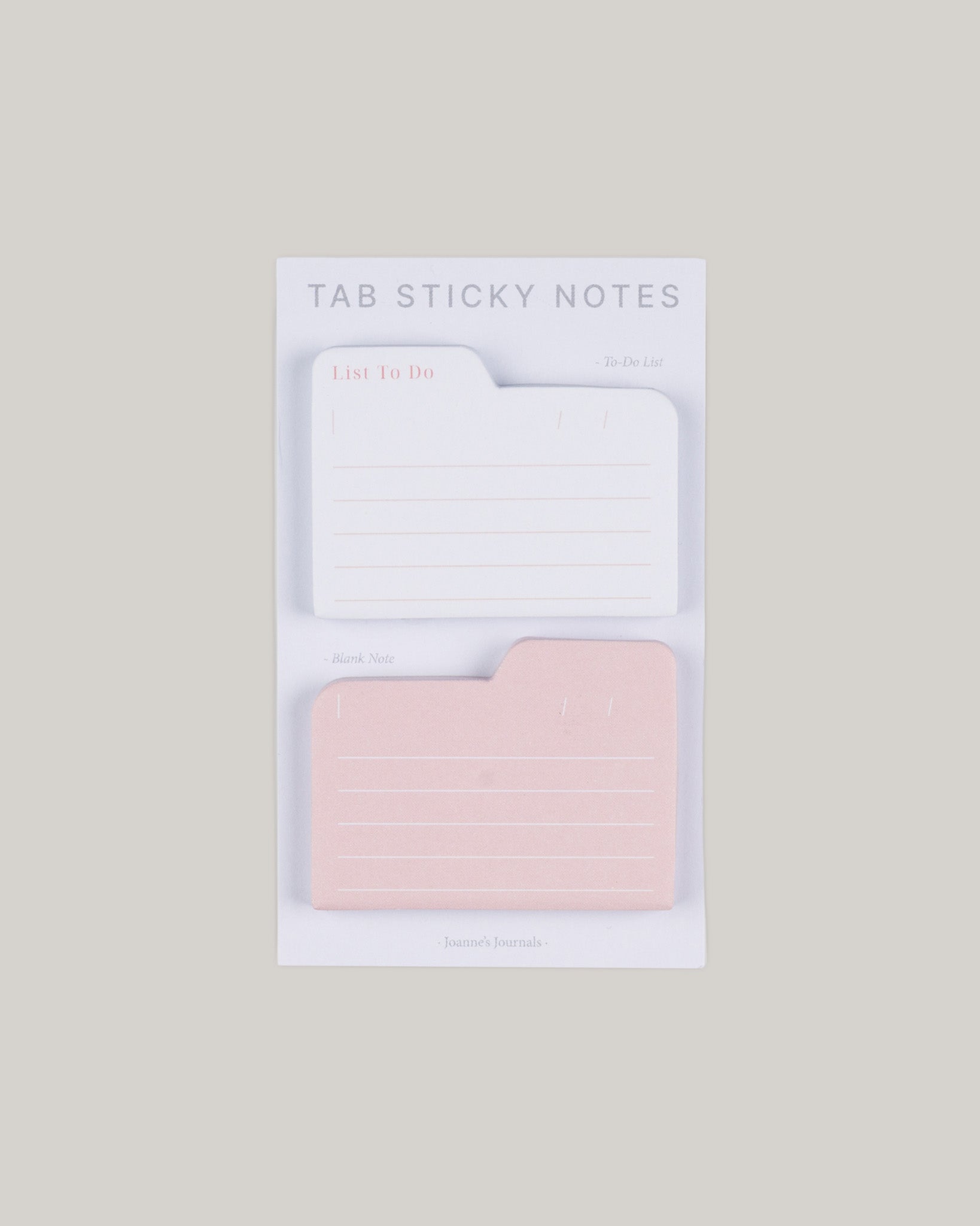 Pink Tab Sticky Notes