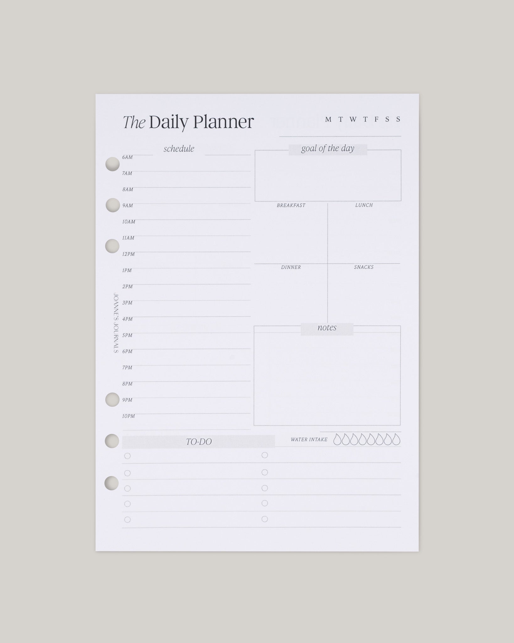The Daily Planner