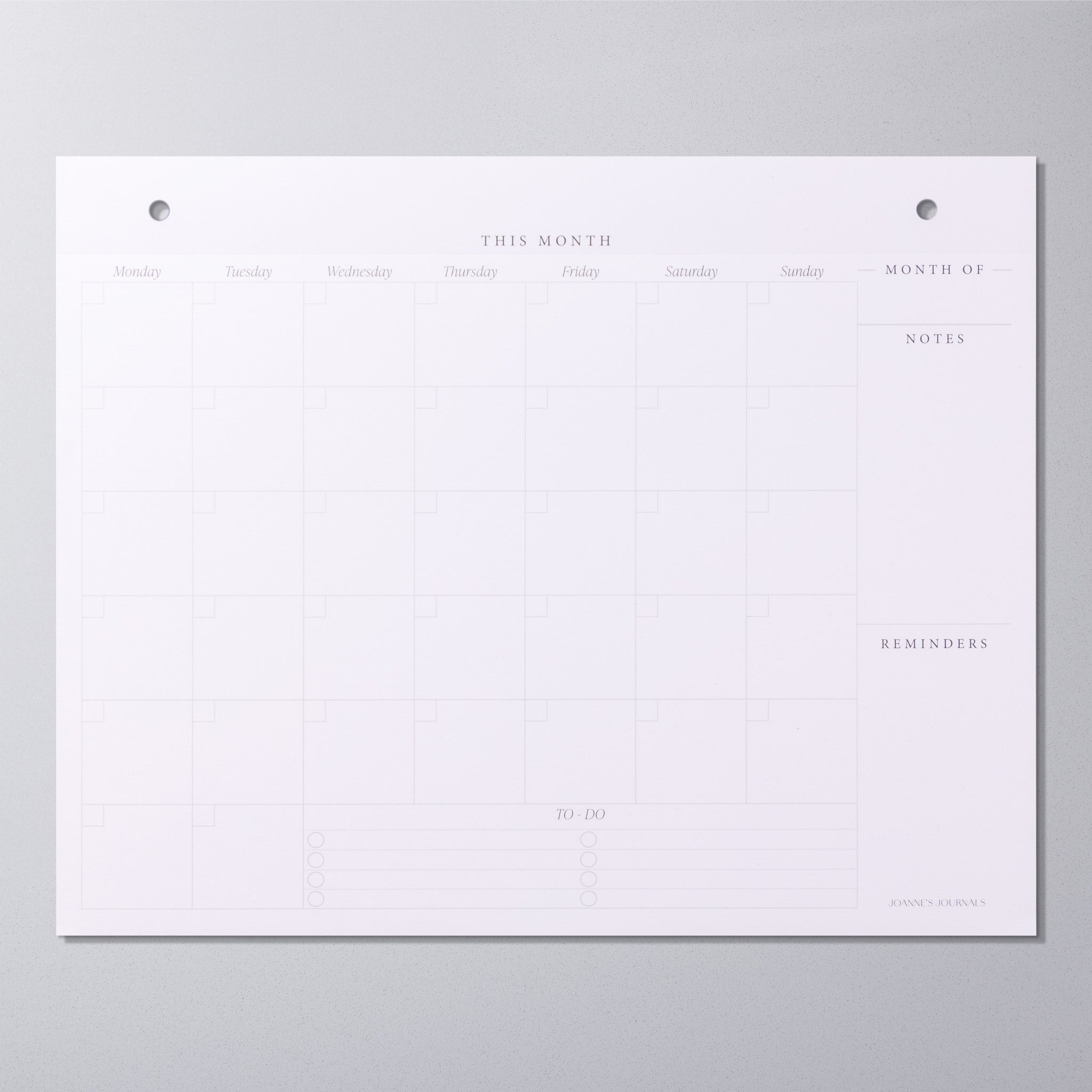 A4 Planner Pad Refills- No Cover Included