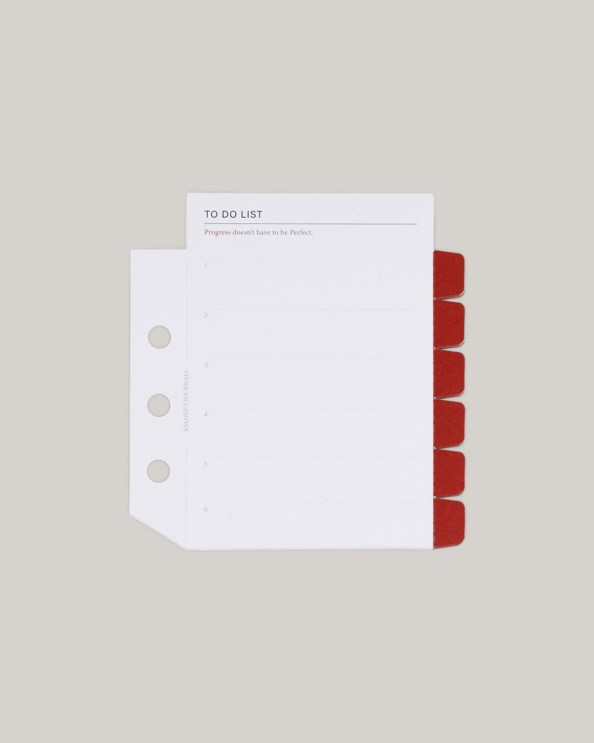 Tabbed To-Do List