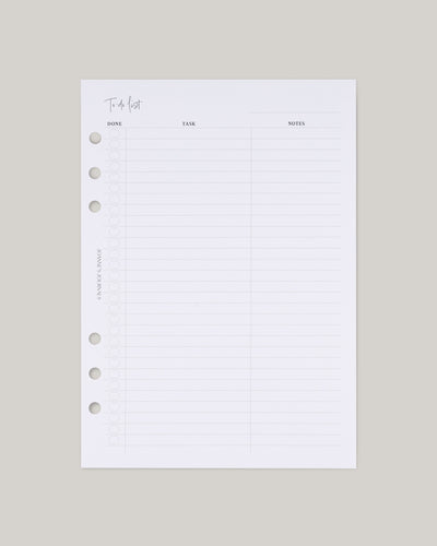 To-Do Tasks