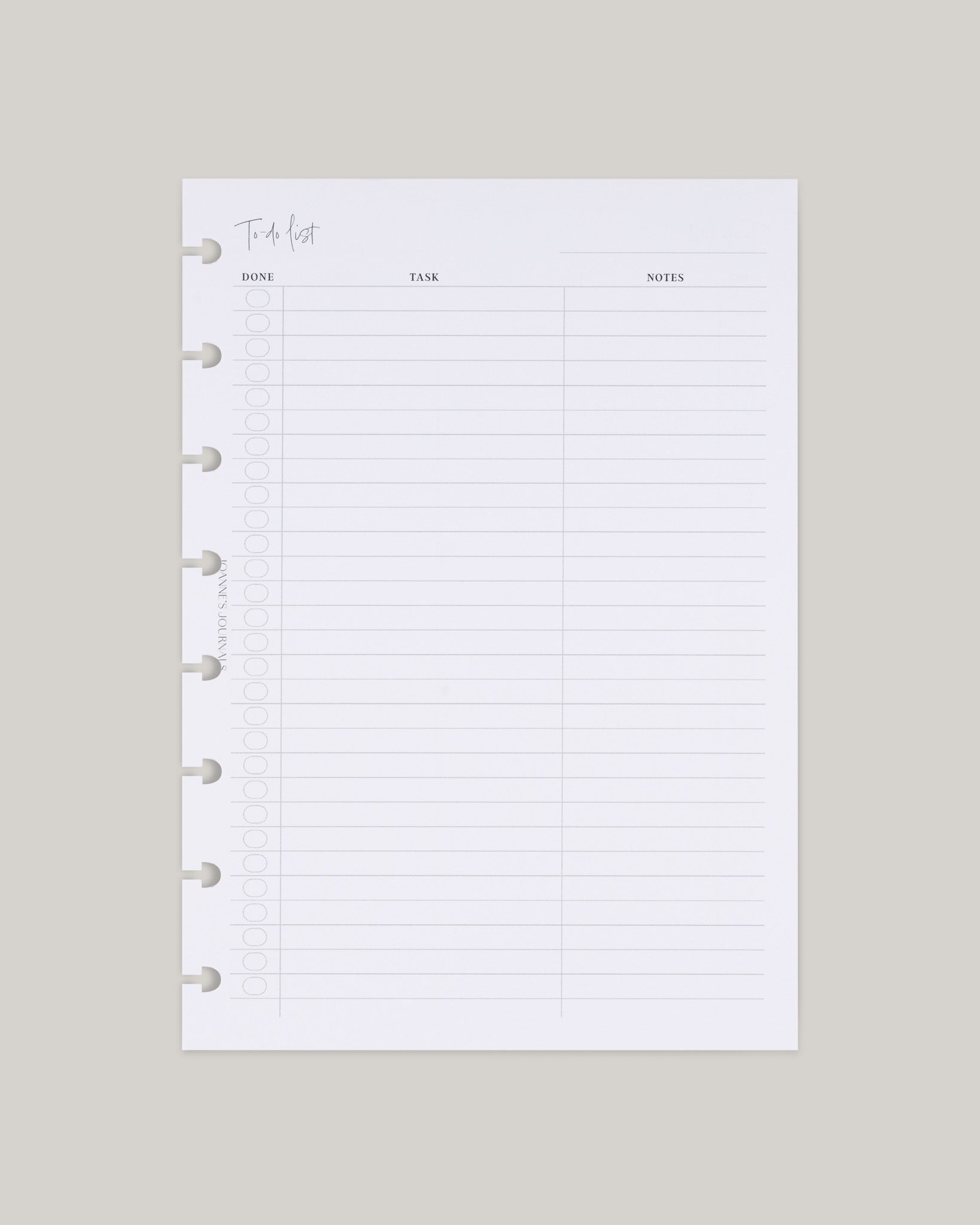 To-Do Tasks