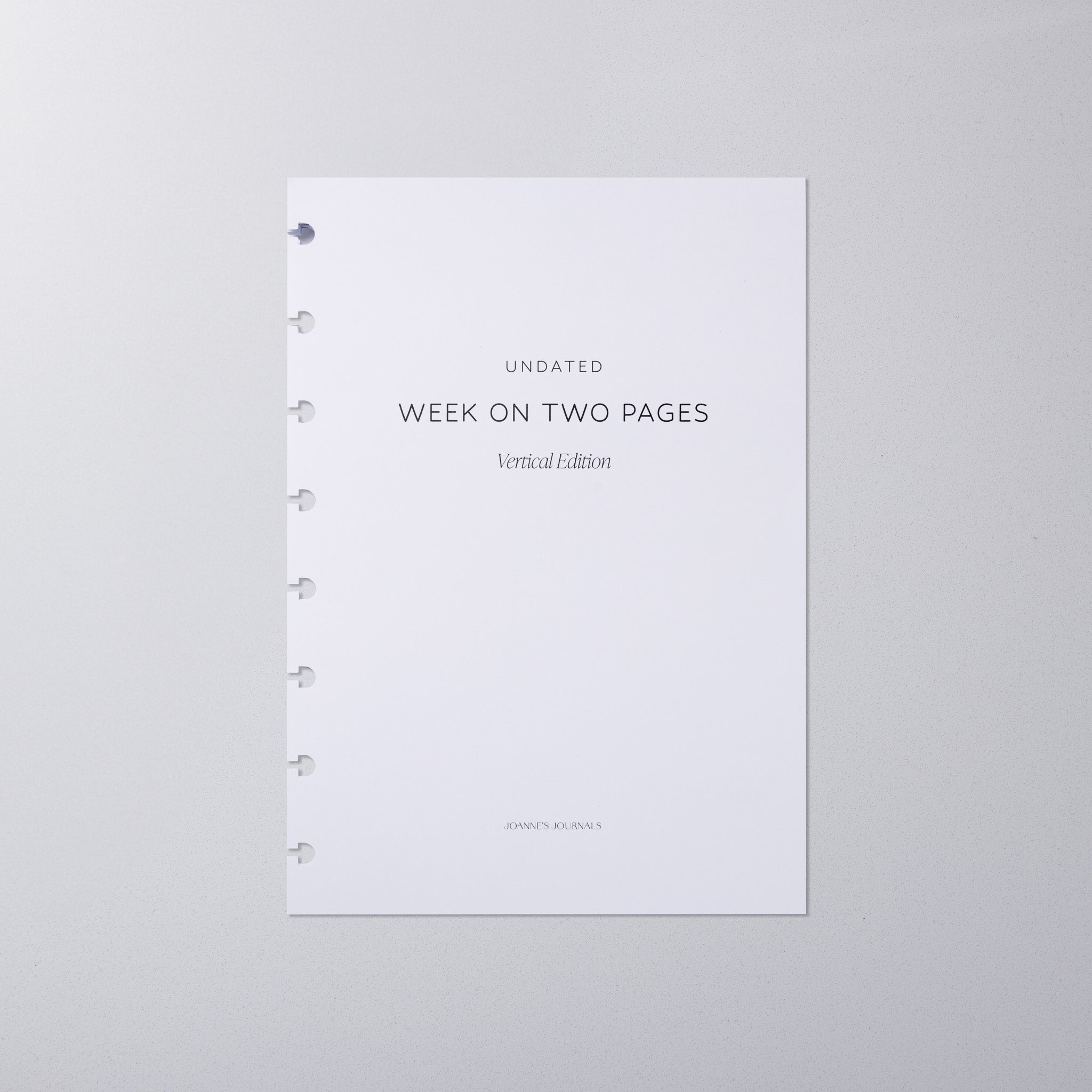 Vertical Week-On-Two