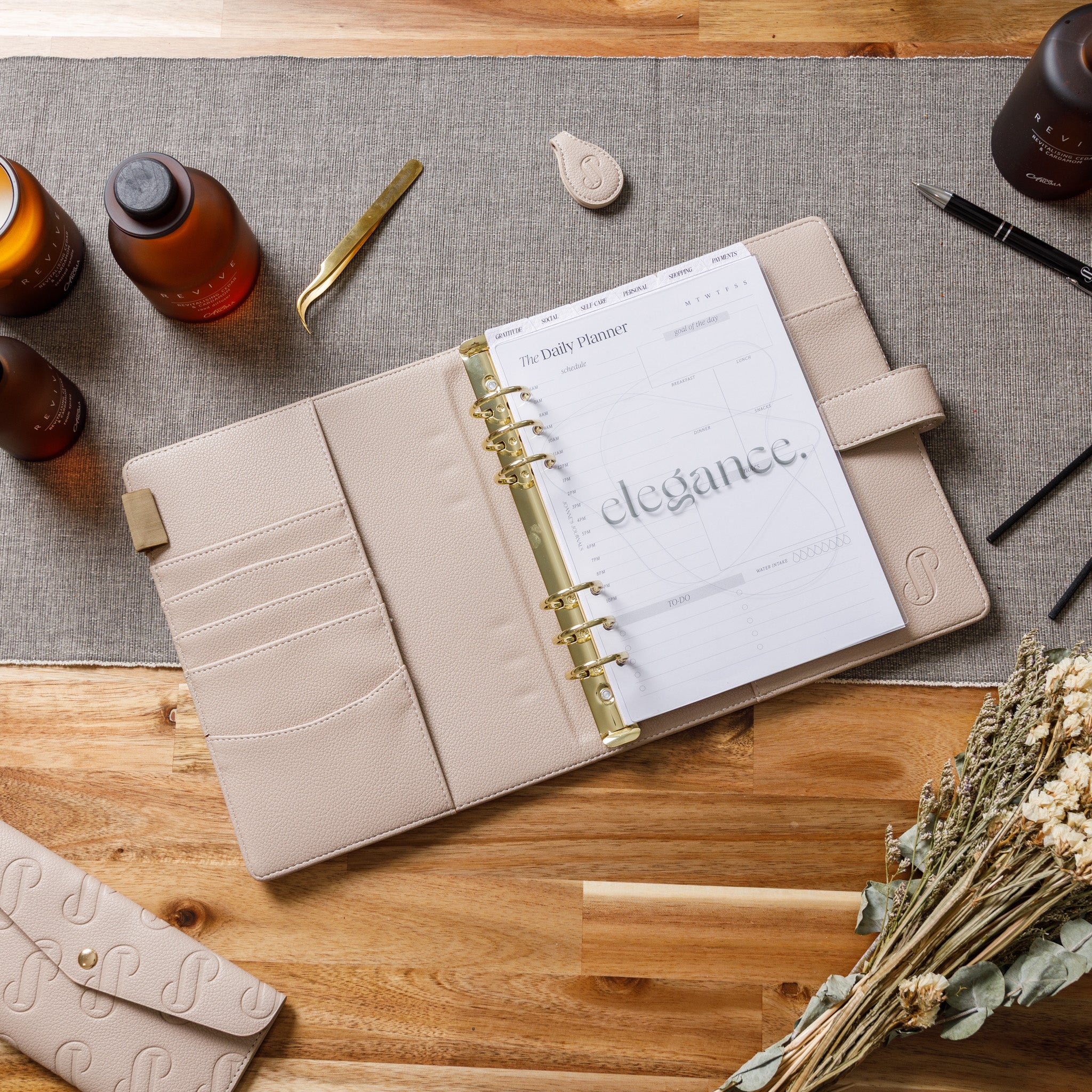 Luxe Vegan Leather Binder