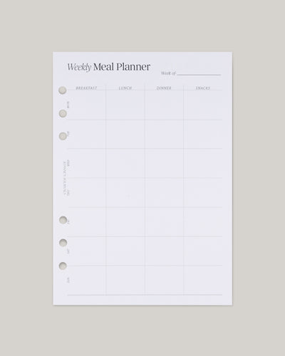 Weekly Meal Planner