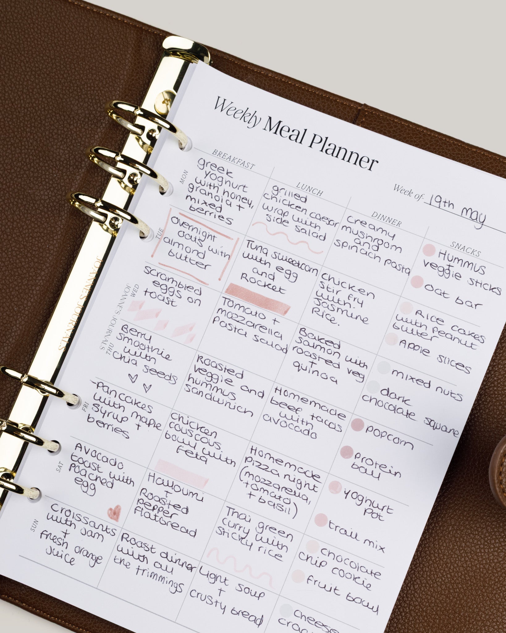 Weekly Meal Planner