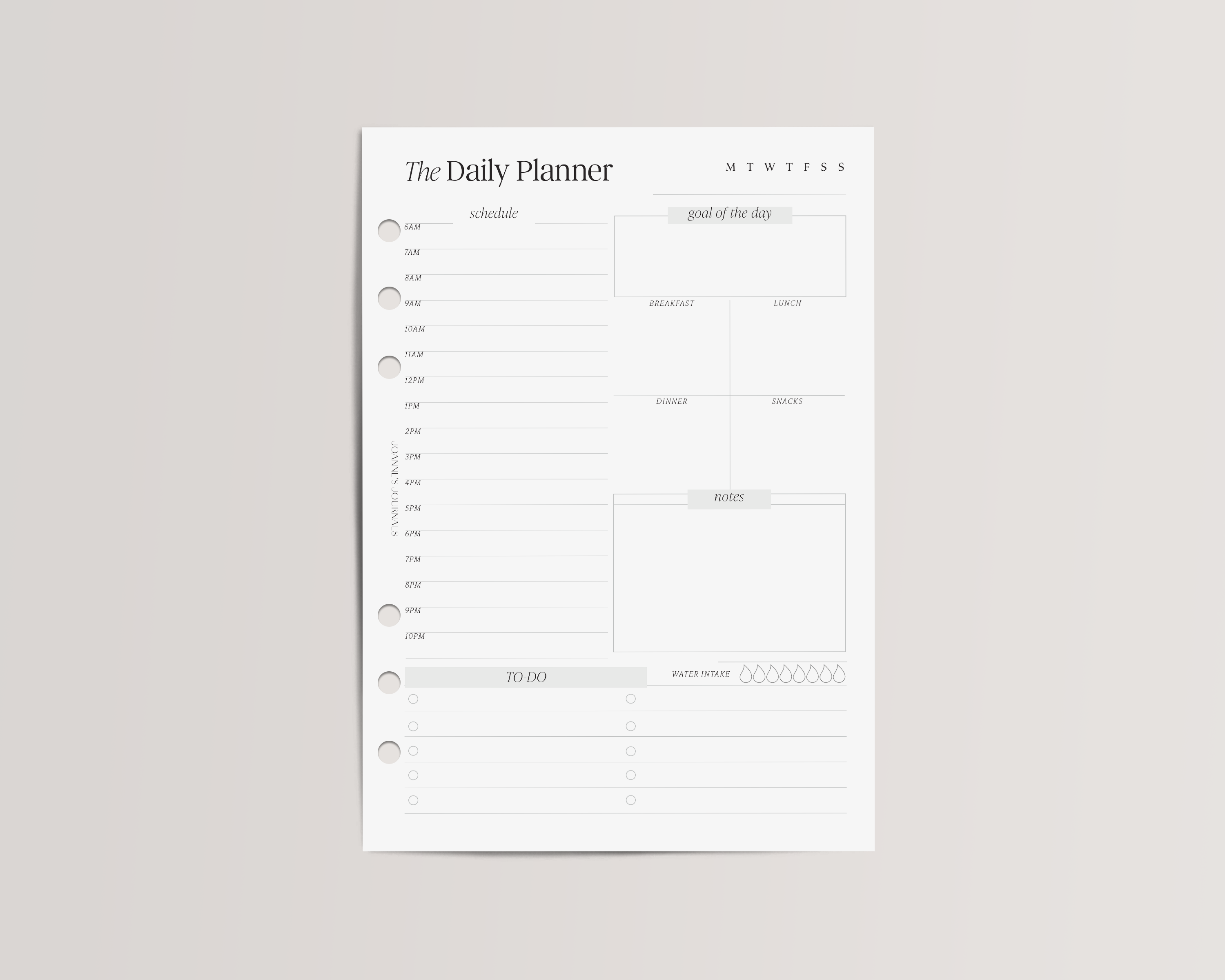 The Daily Planner